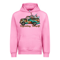 Fuchsia Pink respiratory therapist truck Urban Hoodie - RacoonDesign