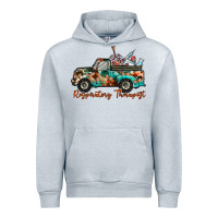 Heather Grey respiratory therapist truck Urban Hoodie - RacoonDesign