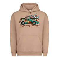 Pigment Burro respiratory therapist truck Urban Hoodie - RacoonDesign