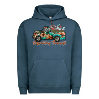 Pigment Midnight Navy respiratory therapist truck Urban Hoodie - RacoonDesign