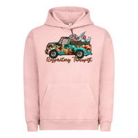 Pigment Salmon respiratory therapist truck Urban Hoodie - RacoonDesign