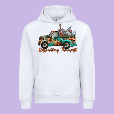 Respiratory Therapist Truck Urban Hoodie Designed By Racoondesign