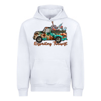 White respiratory therapist truck Urban Hoodie - RacoonDesign