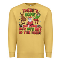 Antique Gold there's some ho's ho's ho's in this house Premium Sweatshirt - MaliasSmallBusiness