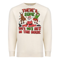 Sandshell there's some ho's ho's ho's in this house Premium Sweatshirt - MaliasSmallBusiness