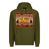 Army Green my dad rocks Premium Hoodie - HRA Design Shop