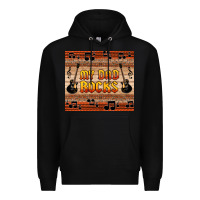 Black my dad rocks Premium Hoodie - HRA Design Shop