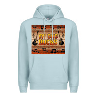 Blue Mist my dad rocks Premium Hoodie - HRA Design Shop