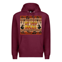 Burgundy my dad rocks Premium Hoodie - HRA Design Shop