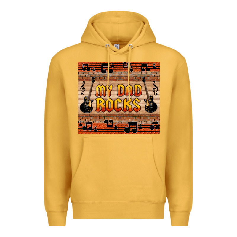 My Dad Rocks Premium Hoodie by HRA Design Shop | Teevron
