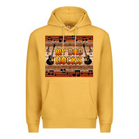 Mustard my dad rocks Premium Hoodie - HRA Design Shop