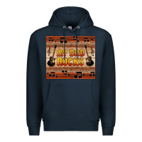 Navy my dad rocks Premium Hoodie - HRA Design Shop