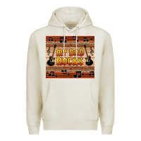 Oatmeal Heather my dad rocks Premium Hoodie - HRA Design Shop