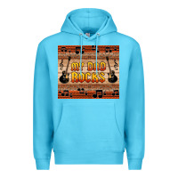 Ocean Blue my dad rocks Premium Hoodie - HRA Design Shop
