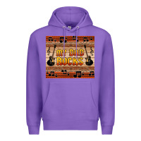 Purple my dad rocks Premium Hoodie - HRA Design Shop