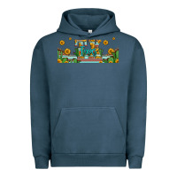 Pigment Midnight Navy tx texas 16oz libbey glass Urban Hoodie - HRA Design Shop