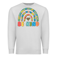 Dove Grey be kind autism Premium Sweatshirt - MaliasSmallBusiness