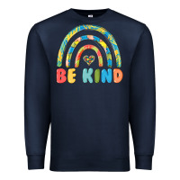 Navy be kind autism Premium Sweatshirt - MaliasSmallBusiness