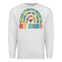 Oatmeal Heather be kind autism Premium Sweatshirt - MaliasSmallBusiness