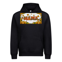 Black sunflowers and butterflies mama license plate Urban Hoodie - HRA Design Shop