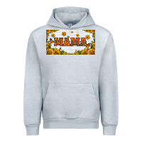 Heather Grey sunflowers and butterflies mama license plate Urban Hoodie - HRA Design Shop