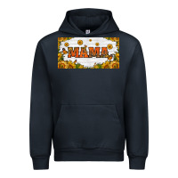 Navy sunflowers and butterflies mama license plate Urban Hoodie - HRA Design Shop
