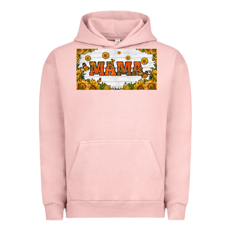 Sunflowers And Butterflies Mama License Plate Urban Hoodie by HRA Design Shop | Teevron