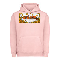 Pigment Salmon sunflowers and butterflies mama license plate Urban Hoodie - HRA Design Shop