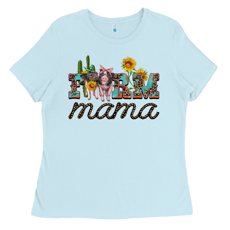 Farm Mama With Baby Pigs Ladies Tee by Artiststas | Teevron