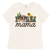 Bone farm mama with baby pigs Ladies Tee - Artiststas