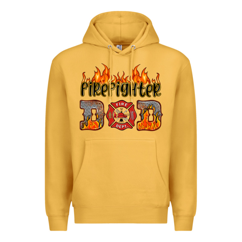 Firefighter Dad Premium Hoodie by HRA Design Shop | Teevron