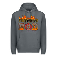 Rock firefighter dad Premium Hoodie - HRA Design Shop