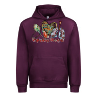 Mauve Wine respiratory therapist Urban Hoodie - RacoonDesign