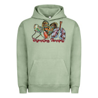Pigment Oil Green respiratory therapist Urban Hoodie - RacoonDesign