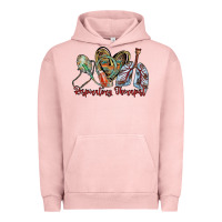 Pigment Salmon respiratory therapist Urban Hoodie - RacoonDesign
