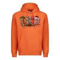 Carrot teacher christmas Premium Hoodie - RacoonDesign