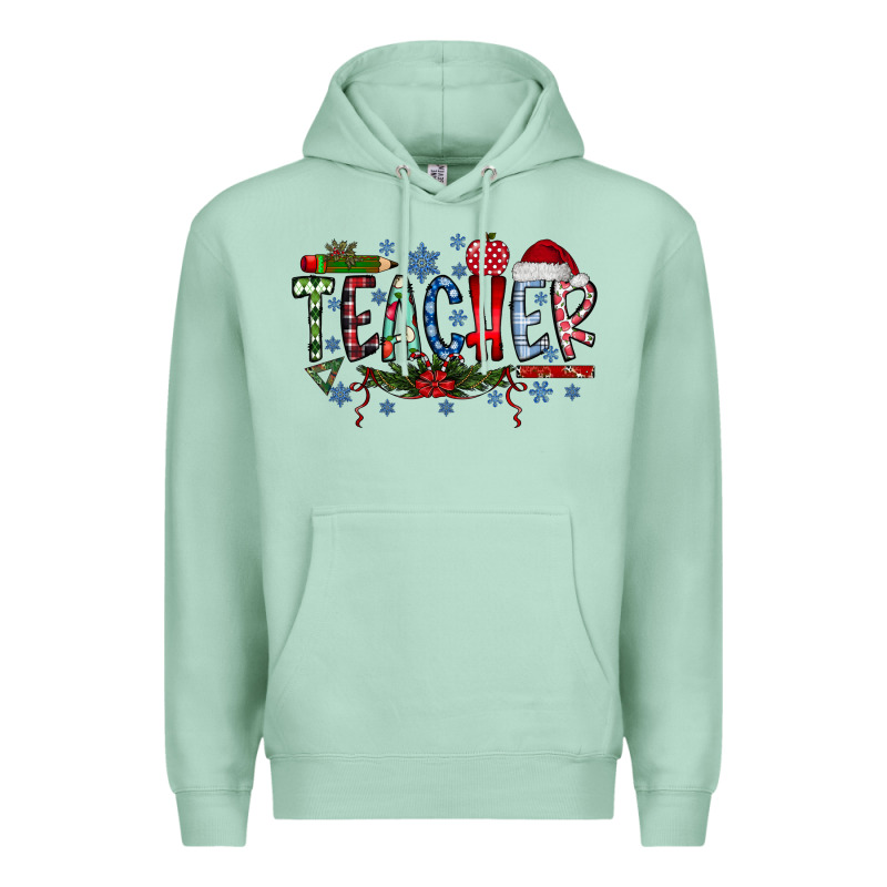 Teacher Christmas Premium Hoodie by RacoonDesign | Teevron