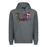Rock teacher christmas Premium Hoodie - RacoonDesign