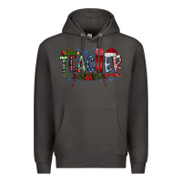 Smoke teacher christmas Premium Hoodie - RacoonDesign