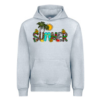 Heather Grey summer Urban Hoodie - CowhideDigitalArt