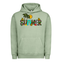 Pigment Oil Green summer Urban Hoodie - CowhideDigitalArt