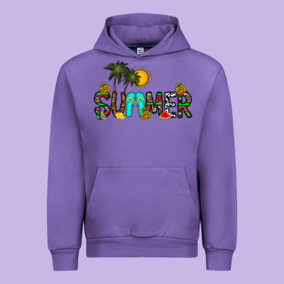 Summer Urban Hoodie Designed By Cowhidedigitalart