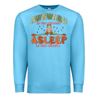 Ocean Blue awkward in the streets asleep in the sheets Premium Sweatshirt - MaliasSmallBusiness