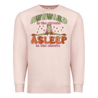Pale Pink awkward in the streets asleep in the sheets Premium Sweatshirt - MaliasSmallBusiness
