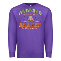 Purple awkward in the streets asleep in the sheets Premium Sweatshirt - MaliasSmallBusiness