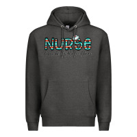 Charcoal Heather coffee scrubs and rubber gloves Premium Hoodie - CowhideDigitalArt