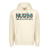 Sandshell coffee scrubs and rubber gloves Premium Hoodie - CowhideDigitalArt