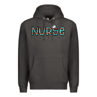Smoke coffee scrubs and rubber gloves Premium Hoodie - CowhideDigitalArt