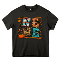 Asphalt Fall Autumn Leopard Nene Heavy Core Tee - LillyAllenDesigns