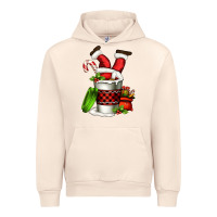 Sandshell Santa claus in a coffee cup Urban Hoodie - FaDigitalArtStudio